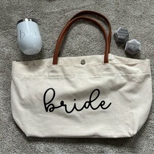 Bride Canvas Tote Bag / Tumblr / Rings bolder